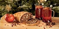Hot spiced wine & dried pear bread, Christmas Market, Seefeld Tyrol. Austrian National Tourist Office / Kresser Gunter