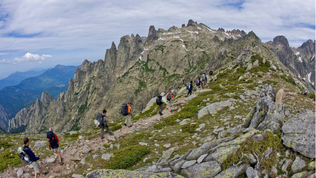 Walking on Corsica's GR20