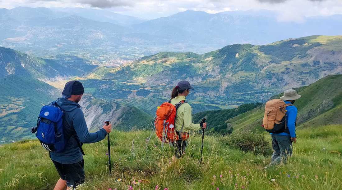 Hikers on the High Scardus Trail