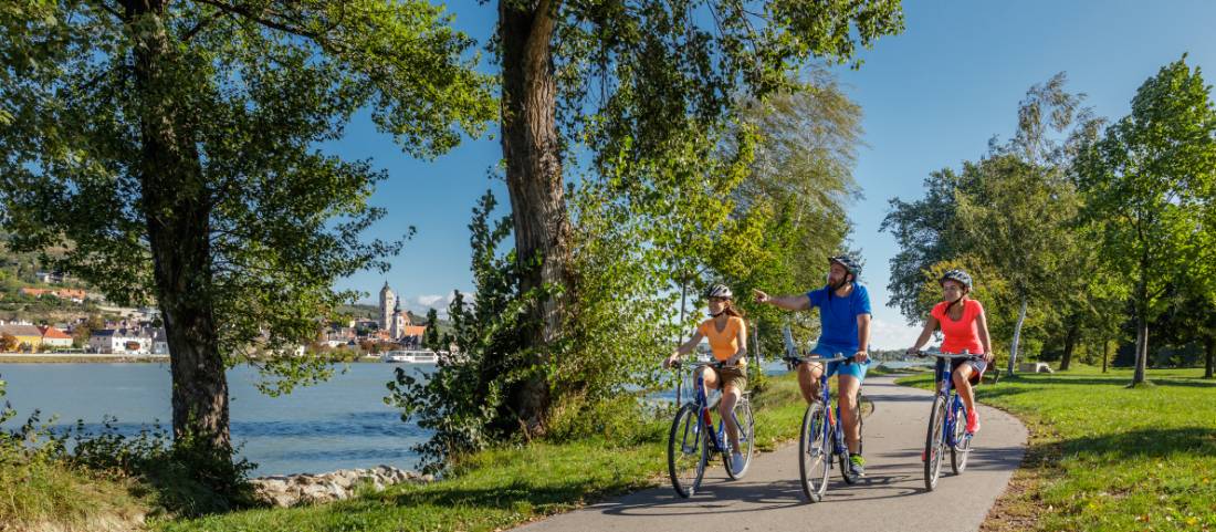 Bike riding by the Danube river in the Wachau Valley, Austria |  <i>Martin Steinthaler</i>