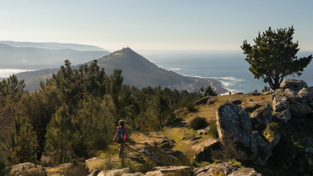 Enjoy panoramic views of the Atlantic Sea on the Portuguese Way
