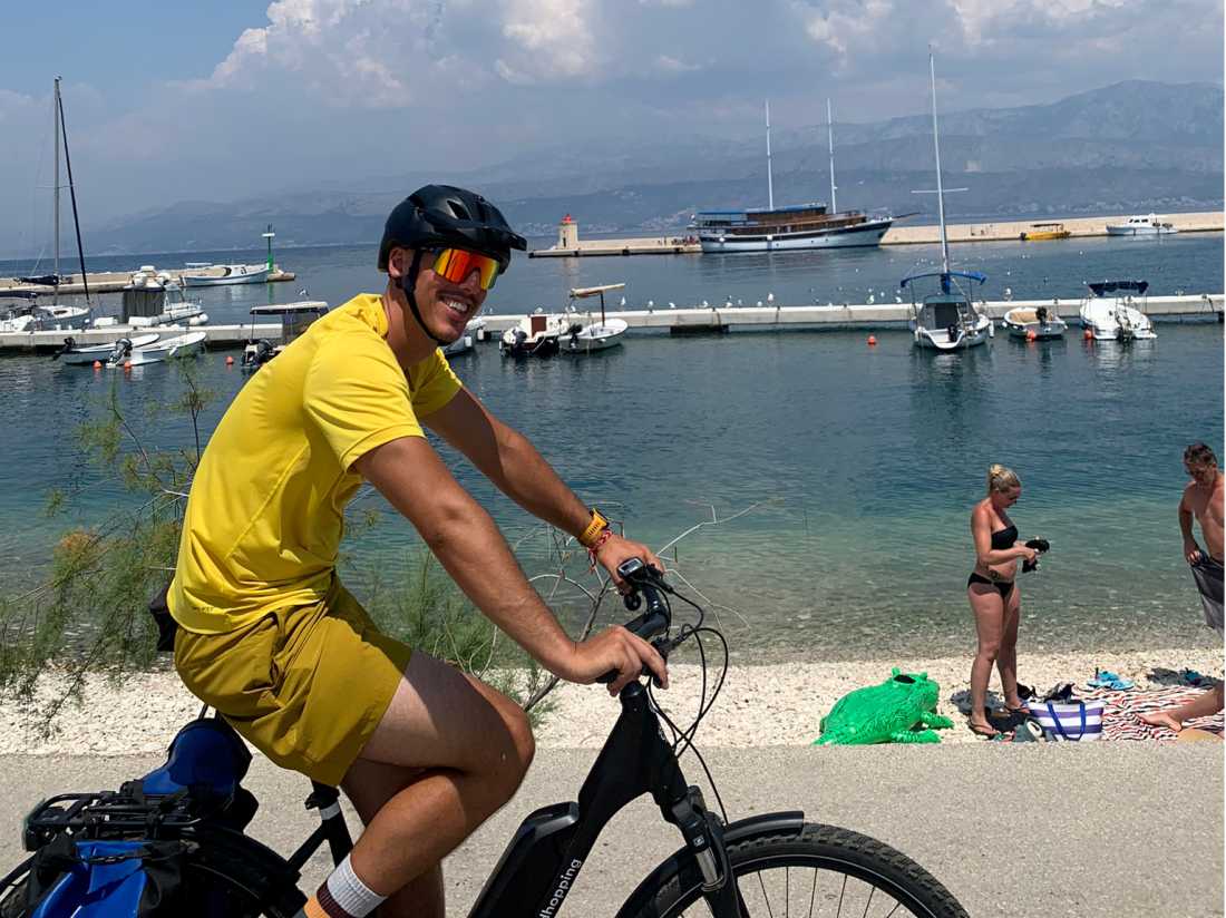 Enjoying the Croatia Bike & Boat tour |  William Counsell