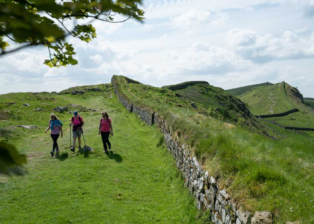 Follow Hadrian's Wall over rolling hills |  Matt Sharman