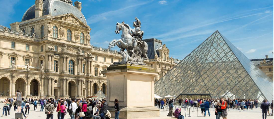 Visit world-famous art at the Louvre in Paris