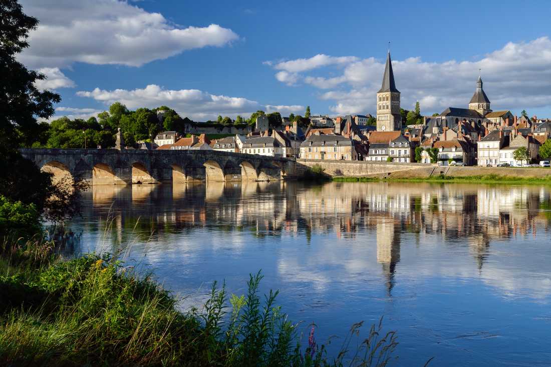The beautiful town of Nevers