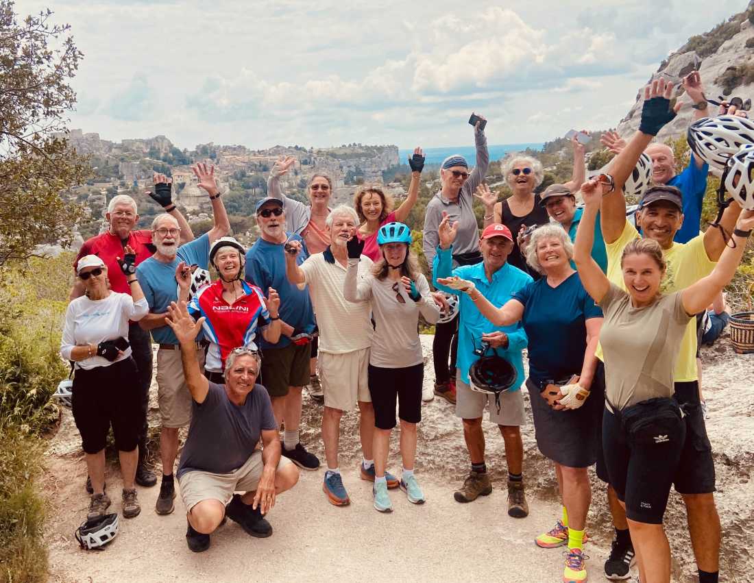 Happy travellers on the Provence by Bike & Barge |  Scott Wilson