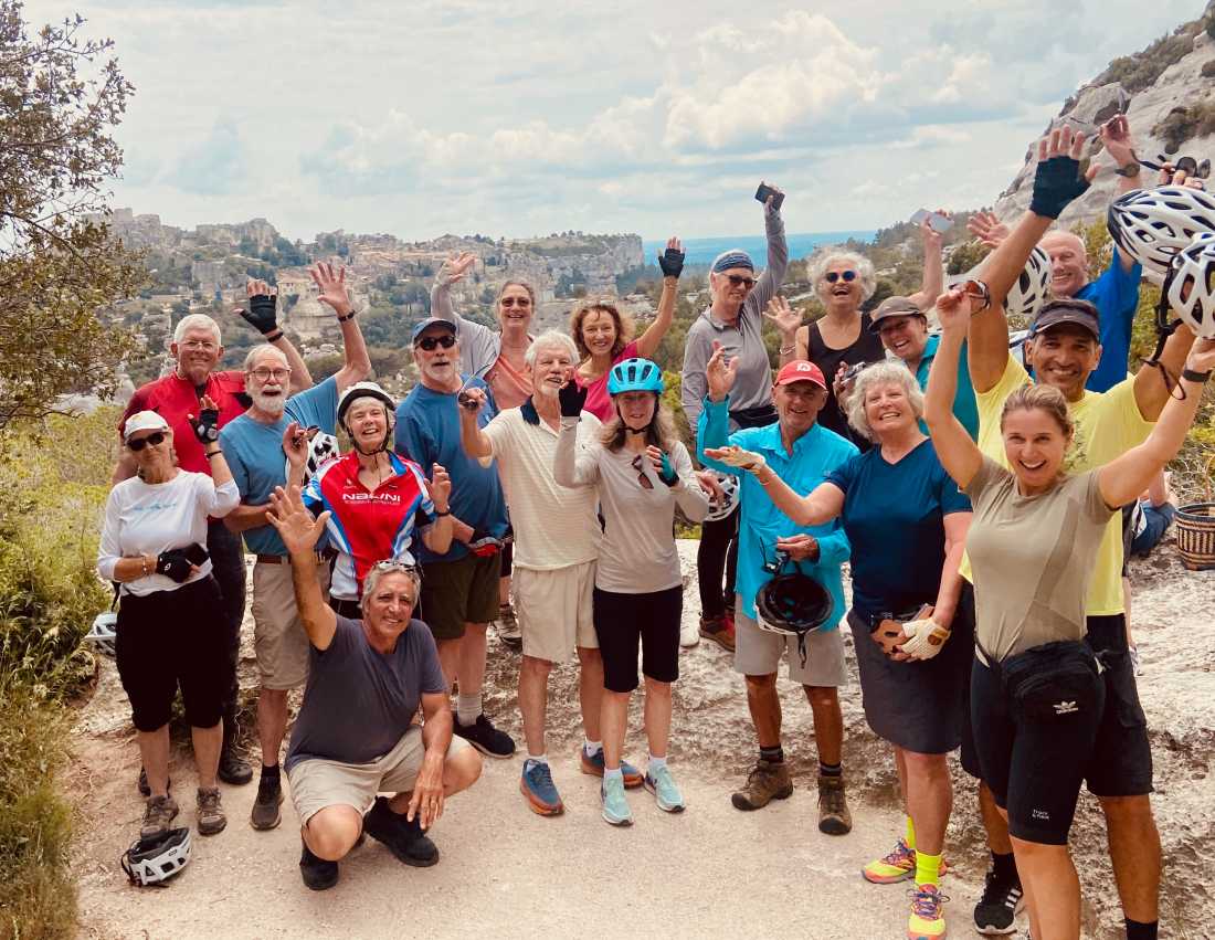 Happy travellers on the Provence by Bike & Barge | Scott Wilson