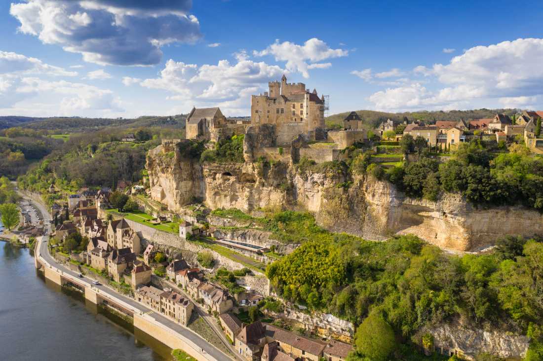 The village of Beynac-et-Cazenac in Dordogne