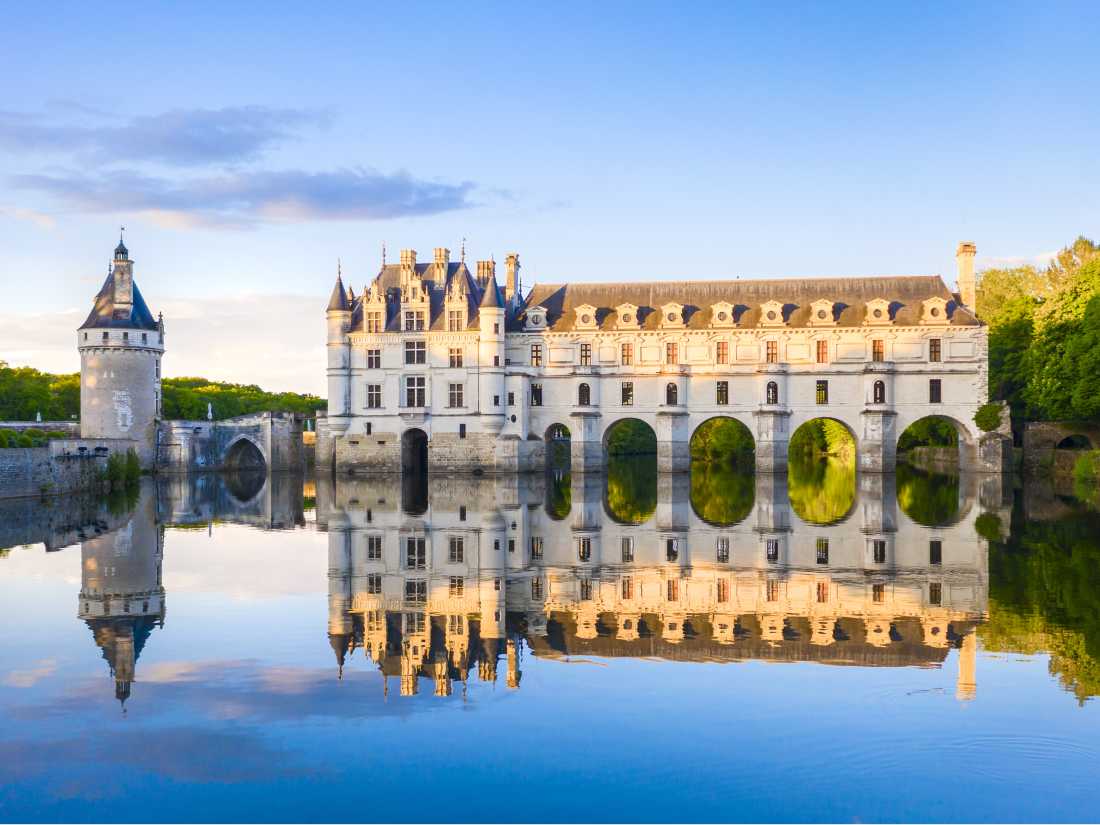 The stunning Chateau de Chenonceau in the Loire Valley