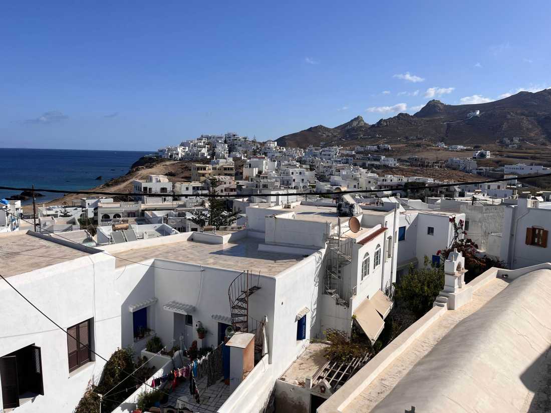 View from the breakfast area of a hotel in Naxos |  Mélodie Théberge