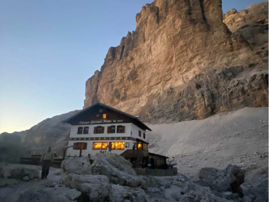 Alpine hut in the Dolomites |  Allie Peden