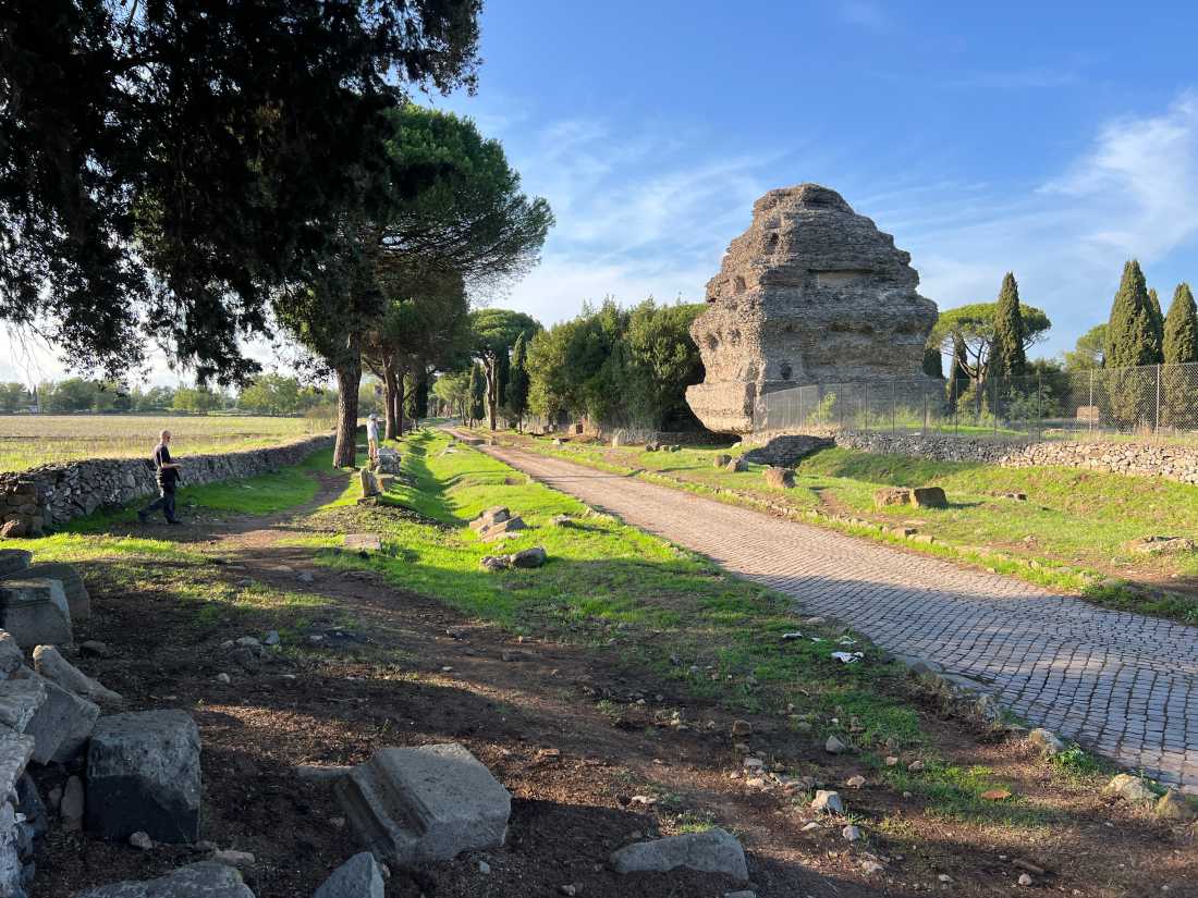 Ancient tomb along the Appian Way (Via Appia Antica) near Rome |  Kate Baker