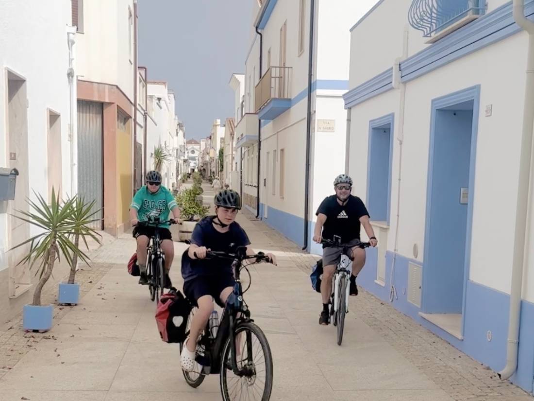 Cycle through pastel coloured villages in Sardinia |  <i>Kirstie Bedford</i>