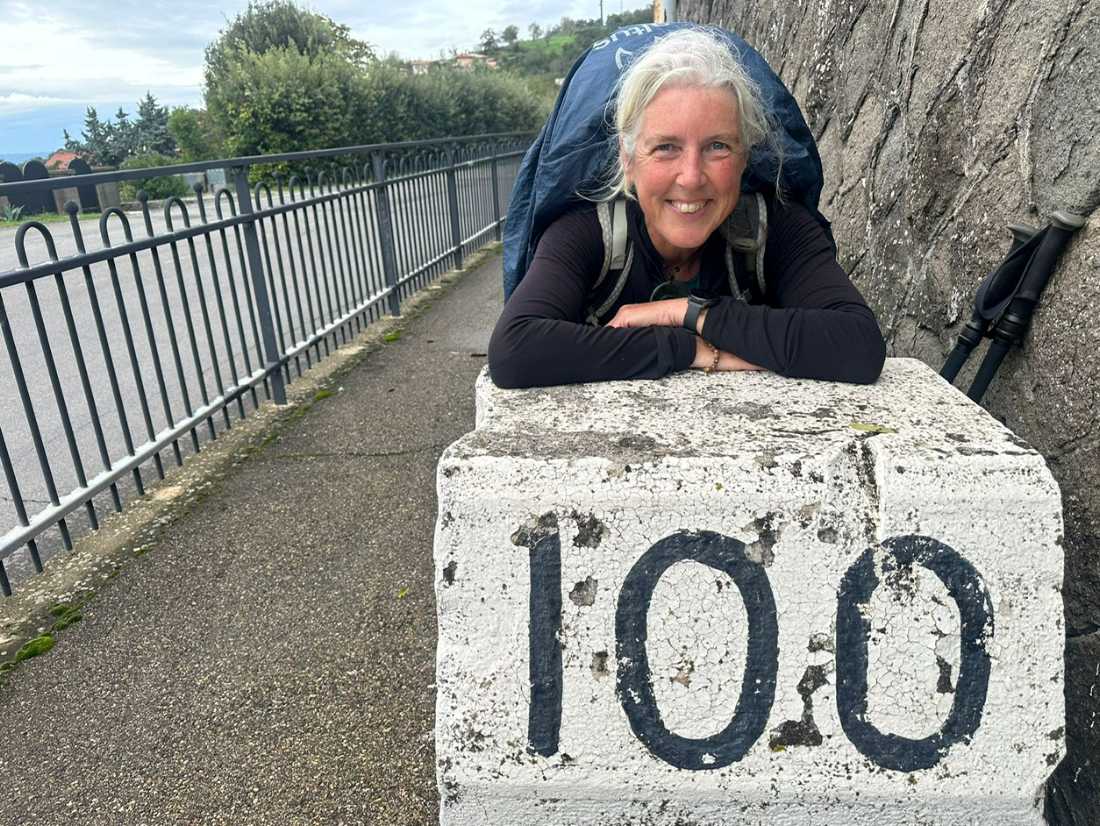 Montefiascone, a final milestone after the days, weeks and months of walking |  Jennifer Andrewes