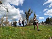Walking in the glorious Italian weather on the Via Francigena |  Allie Peden
