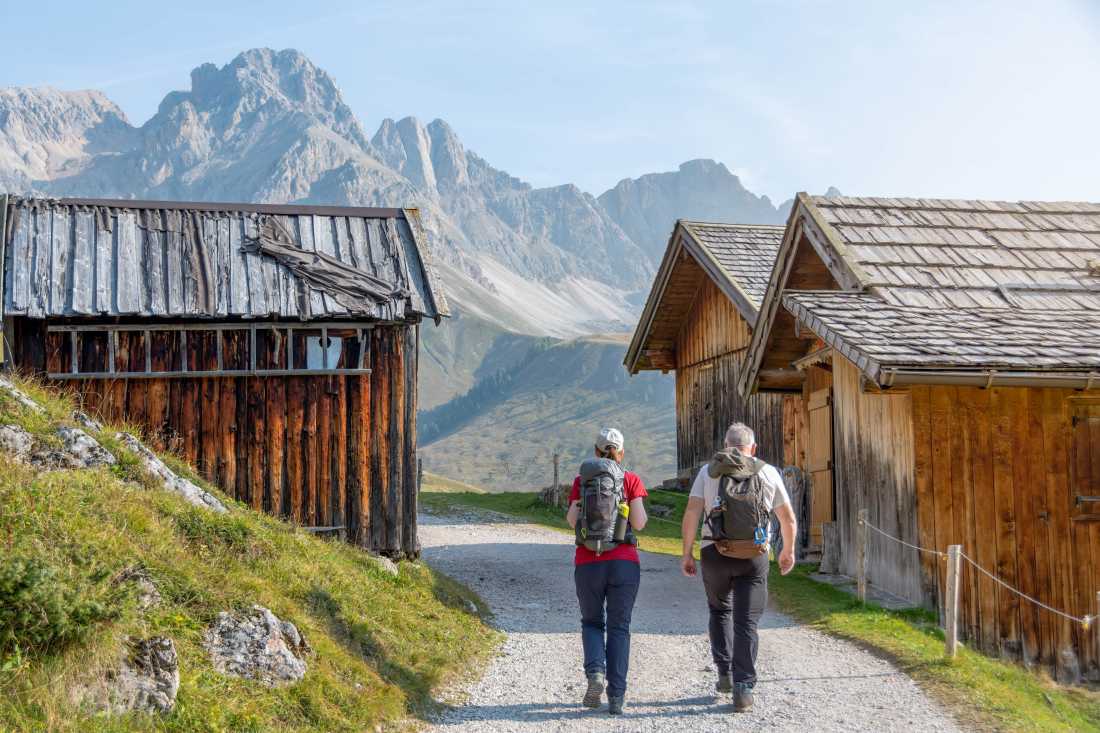 Hiking in the Dolomites