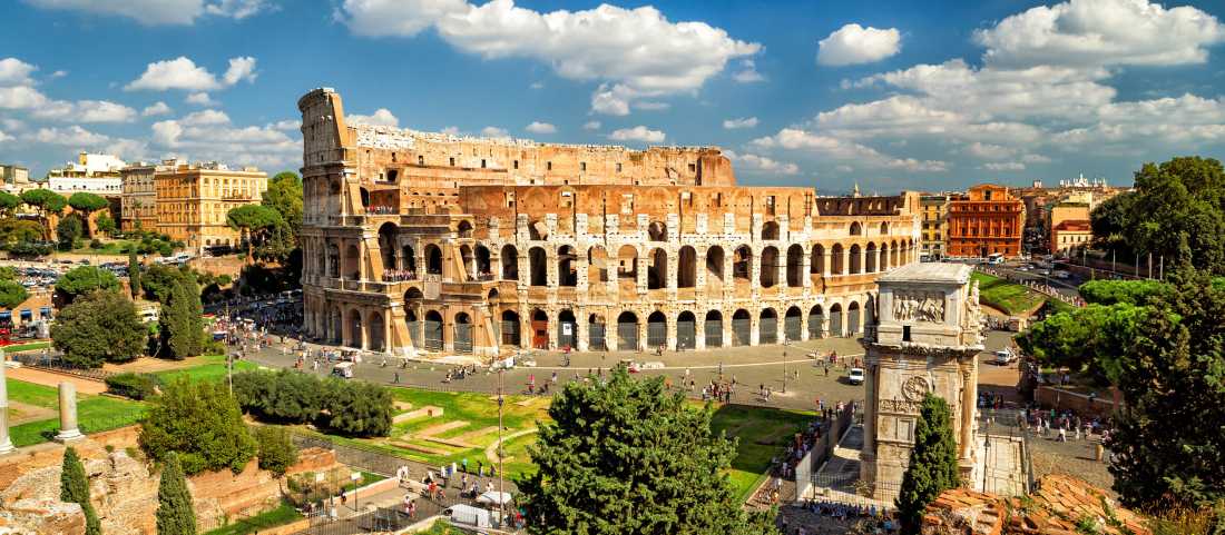 The iconic Colosseum in Rome