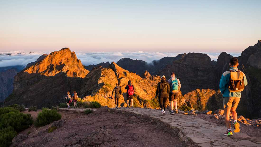 Hike up to the summit of Pico do Arieiro in Madeira