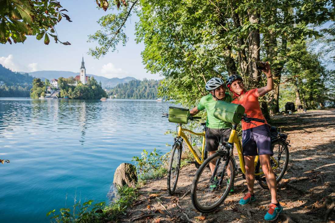 Selfie on Lake Bled