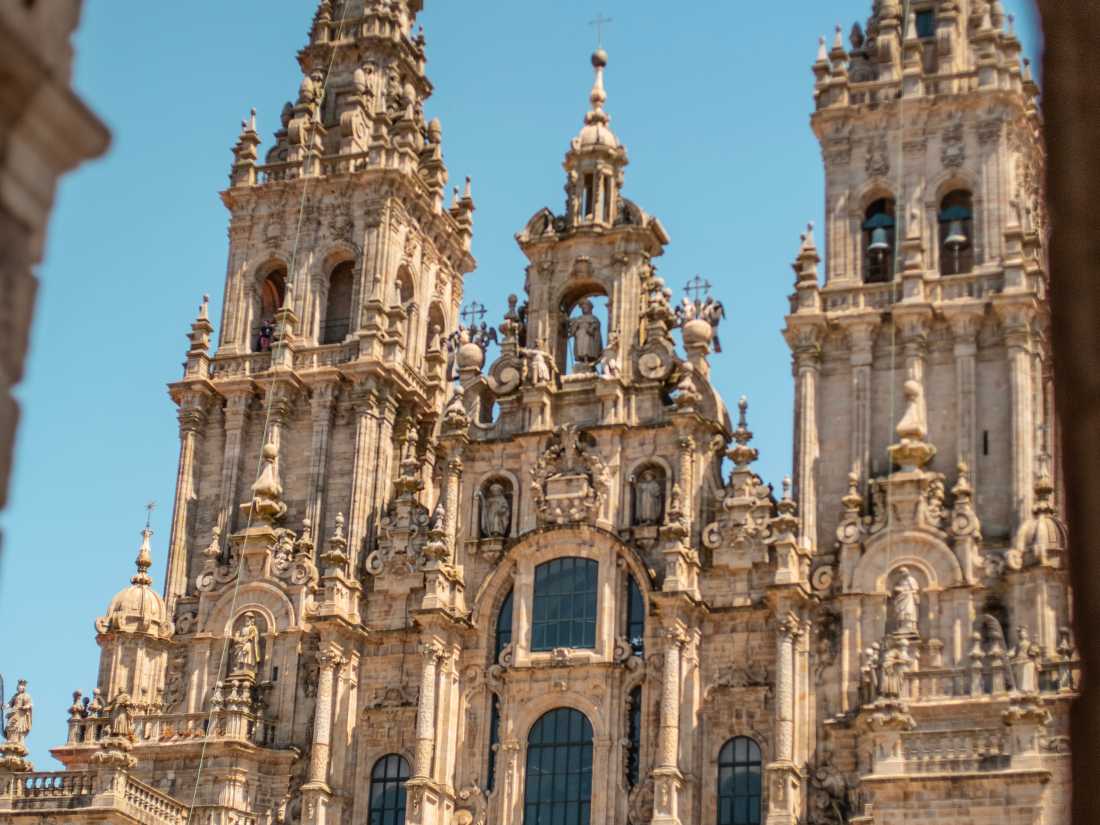Cathedral of Santiago de Compostela, the final destination of the Camino de Santiago pilgrimage route. |  Tim Charody