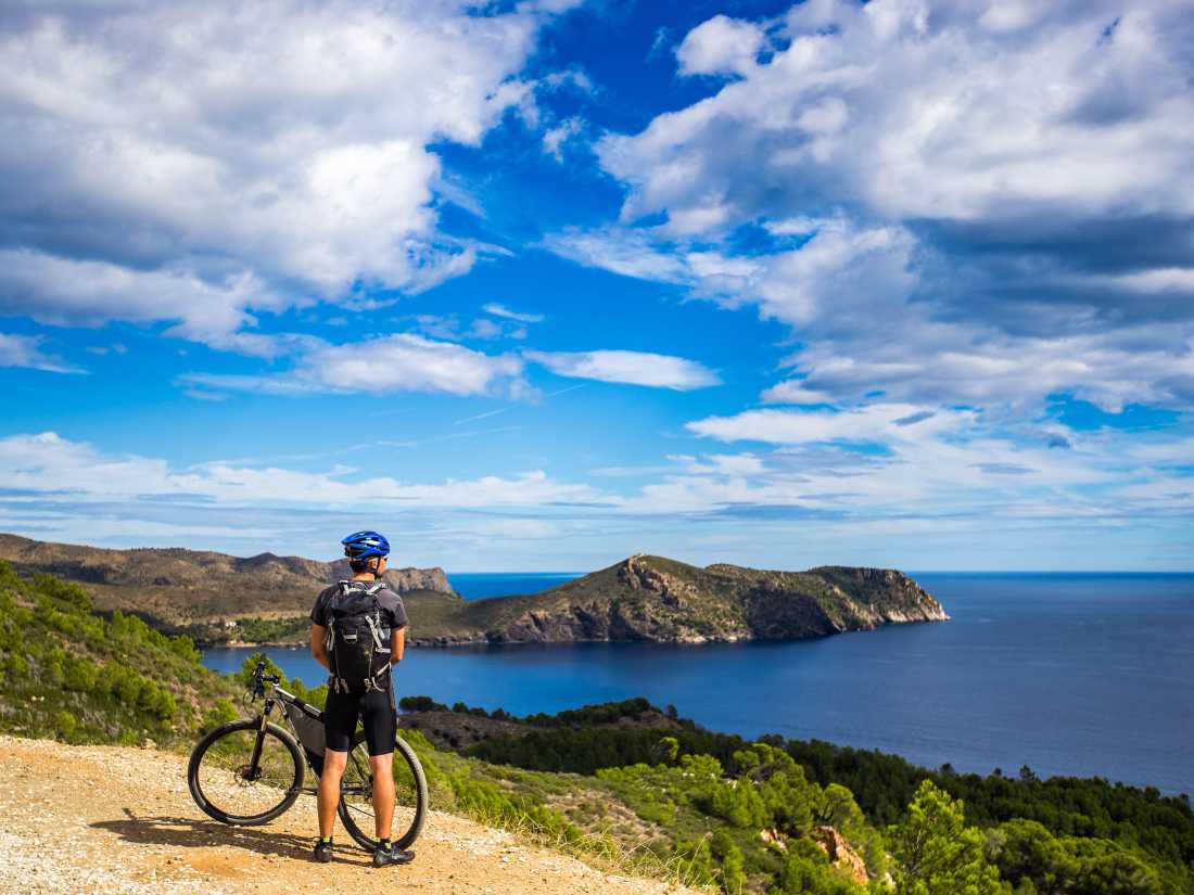 Cycling the Costa Brava coast in Catalonia