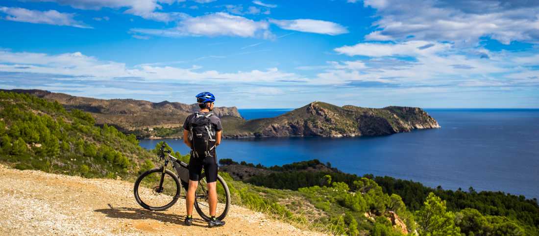 Cycling the Costa Brava coast in Catalonia