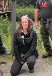 Group at the beginning of the Chilkoot Trail | Nathalie Gauthier