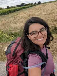 Lisa walking the Le Puy Camino |  Lisa Abu Azizeh
