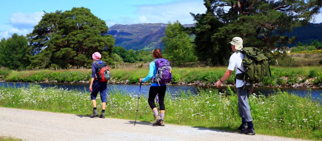 Walkers along Scotland's Caledonian Canal | <i>John Millen</i>