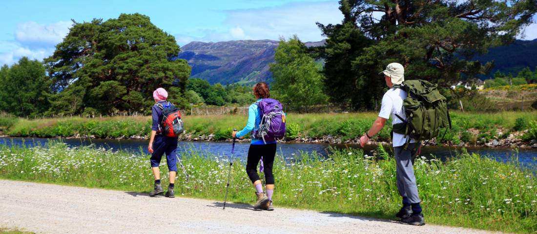 Walkers along Scotland's Caledonian Canal | <i>John Millen</i>