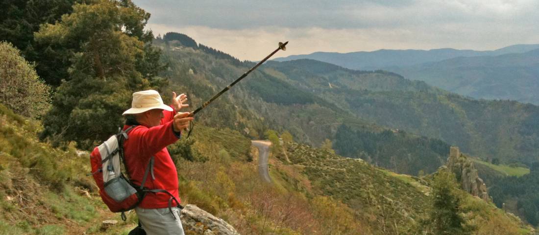 Taking it all in on the GR70 in France